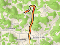 Münchener Höhe da Reinbach via Schneckenberg