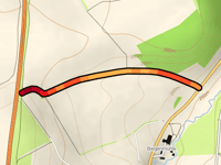 Münnerstädter Berg przez Igelbühl