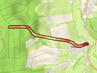 Münsterer Strasse vanuit Münster