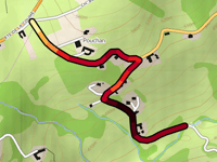 Mur d'Argelès-Bagnères from Argelès-Bagnères via Pouchan