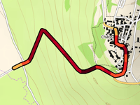 Mur de Châteauneuf vanuit Châteauneuf