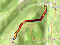 Mur de Lapalu vanuit Chelle Spou