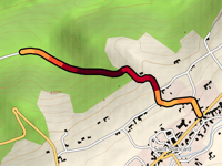 Mur du Plan from Saint-Plancard