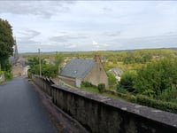 Rue du Coteau from Vouvray sur Loir