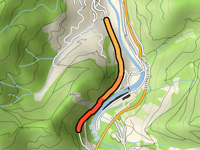 Murgtalbahn von Au im Murgtal