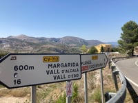 Muro de Planes von Embassament de Beniarrés