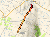 Mynydd Rhiw Ovest da Sarn Meyllteyrn