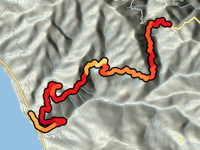 Nacimiento Summit da Cabrillo Highway