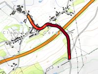 Naish Hill via Clapton in Gordano