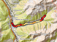 Navistal über Unterweg