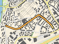 Nelseestrasse über Lamprechtstrasse