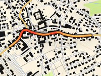 Nerbstrasse via Bahnhofstrasse