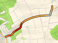 Neuberg desde Oberdürrbach por Kreuzbergstrasse