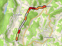Neubergen desde Edersgraben por Petersdorfer Weg