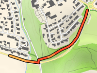 Neue Bergstrasse von Derching