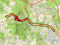 Neuhewen from Engen via Burgstrasse