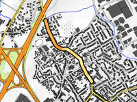 Neuville-en-Ferrain über Rue d'Halluin