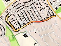 Newlands Park Crescent por Cleveland Avenue