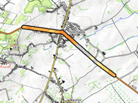 Ninoofsesteenweg via Leerbeek