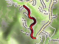 Norris Canyon über Ashbourne Circle West
