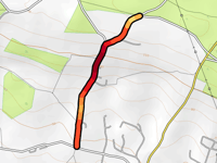 North Folly Road via Barn Hill