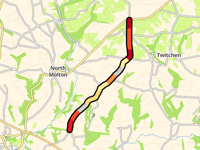 North Molton Ridge da Bicknor Bridge Cross