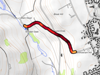 Northowram Hill von Shibden Dale