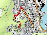 Novkollen from Seljestadveien