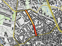 Ny Munkegade via Gammel Munkegade