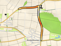 Obere Höhe z Rundelshausen przez Malholz