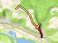 Oberer Hohberg desde Steinbach por Am Pfaffenberg