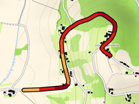 Oberer Waasenbergweg desde Trössing