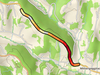 Obergoggitschbergweg von Mittergoggitsch