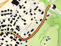 Oberinntalstrasse da Ried im Oberinntal
