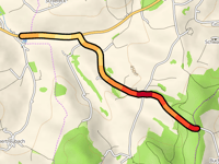 Obertreubach Pass vanuit Treubach