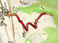 Oberwang Anstieg vanuit Oberwang