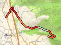 Oberwang Anstieg vanuit Traschwandt