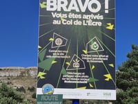 Observatoire de Cerga depuis Le Bar-sur-Loup