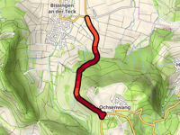 Ochsenwanger Steige from Bissingen an der Teck