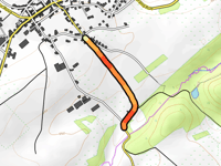 Ocquier via Rue de la Croix