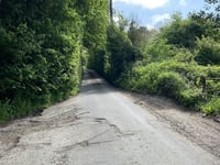 Old Church Hill from Lower Dunton Road