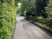 Old Church Hill from Lower Dunton Road