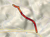 Old State Road from Ironstone Creek