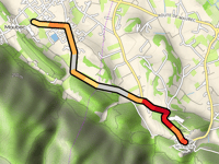 Oppède-le-Vieux via Chemin de la Blaque