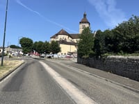 Orgelet por Route d'Onoz