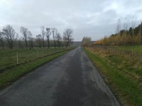 Ormstrupvej vanuit Blæsbjerg