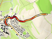 Ortstrasse von Mühlingen
