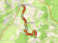 Öttersbacher Berg von Friesenhausen über dormbach