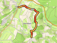 Öttersbacher Berg da Friesenhausen via Friedenstein