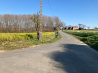 Petegemstraat from Kasteel Hemsrode